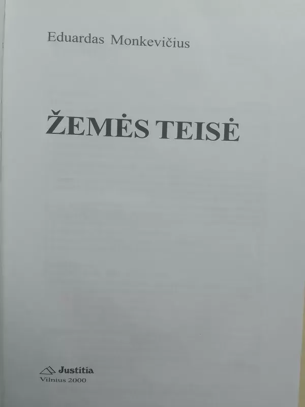 Žemės teisė - Eduardas Monkevičius, knyga 4