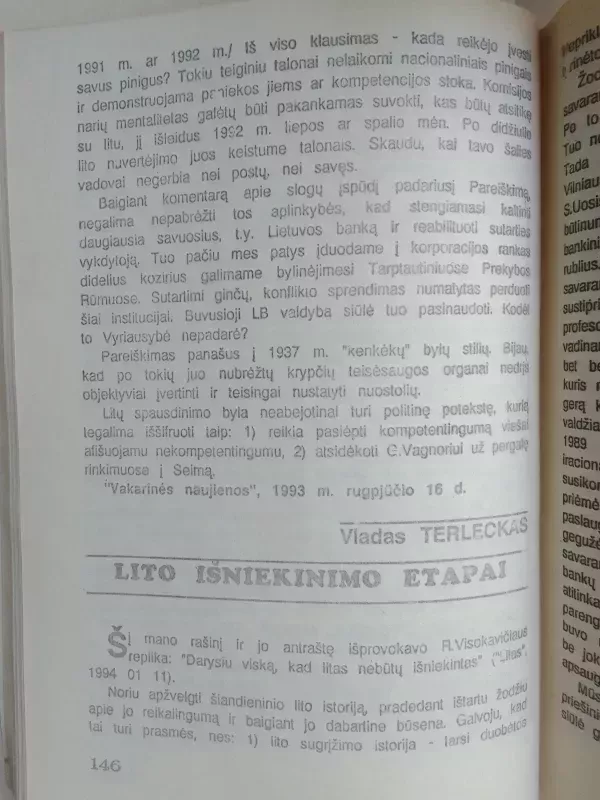 Broliai Antanas ir Vladas Terleckai prieš Gedimino Vagnoriaus politiką - Vladas Terleckas, knyga 6