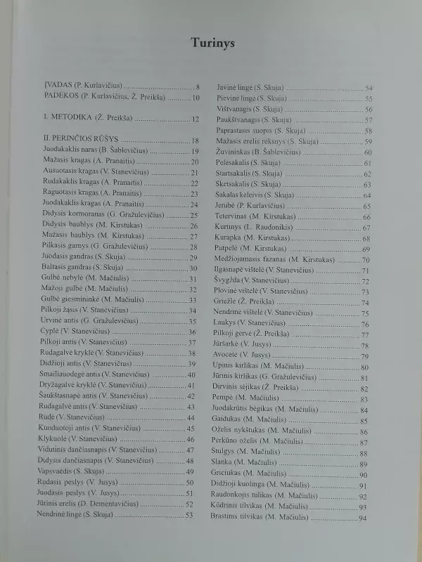 Lietuvos perinčių paukščių atlasas - Autorių Kolektyvas, knyga 5