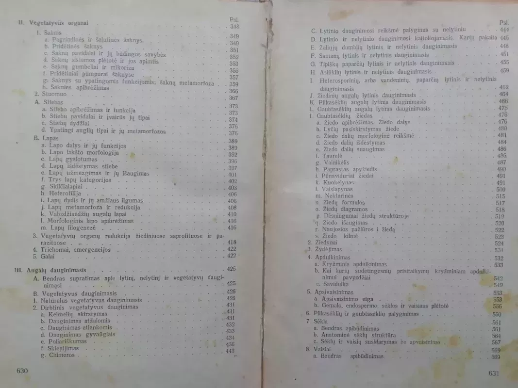 Augalų anatomija ir morfologija - Jonas Dagys, knyga 4