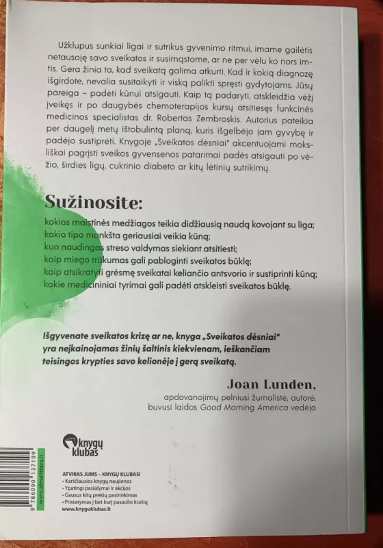Sveikatos dėsniai. 5 žingsniai kaip įveikti ligą ir tapti sveikesniam - Robert Zembroski, knyga 3