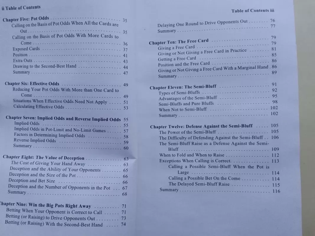The theory of poker - David Sklansky, knyga 3