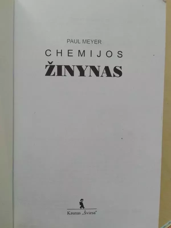 Chemijos žinynas - Paul Meyer, knyga 4