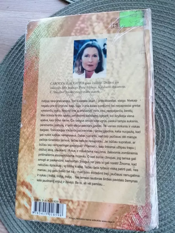 Juodasis anglas - Carolyn Slaughter, knyga 5