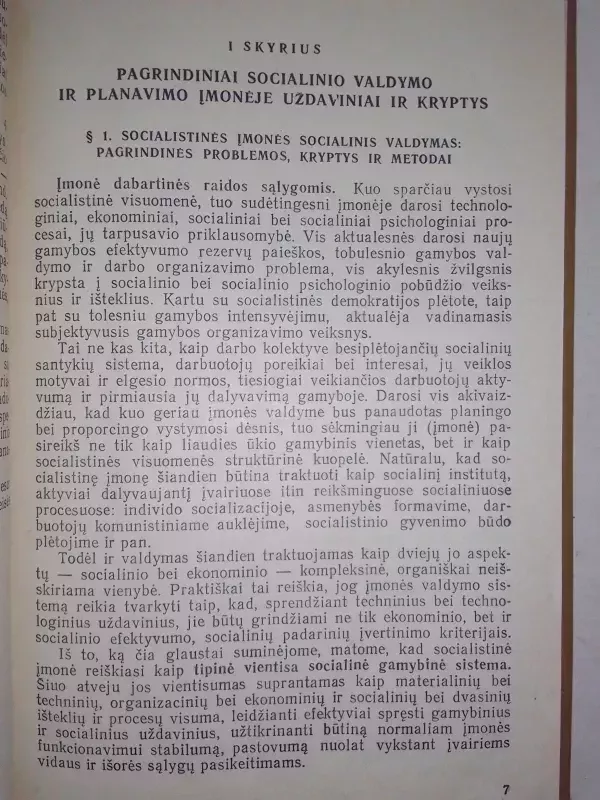 Socialinis valdymas ir planavimas įmonėje - R. Grigas, knyga 6