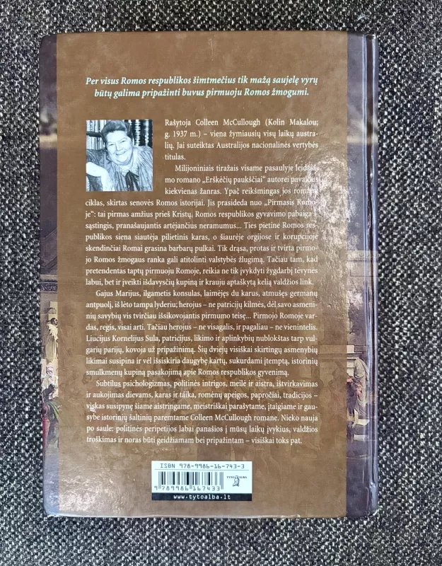 Pirmasis Romoje - Colleen McCullough, knyga 4