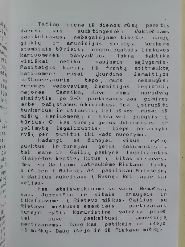Lietuvos partizano St. Grybausko prisiminimai - Stepas Grybauskas, knyga 6