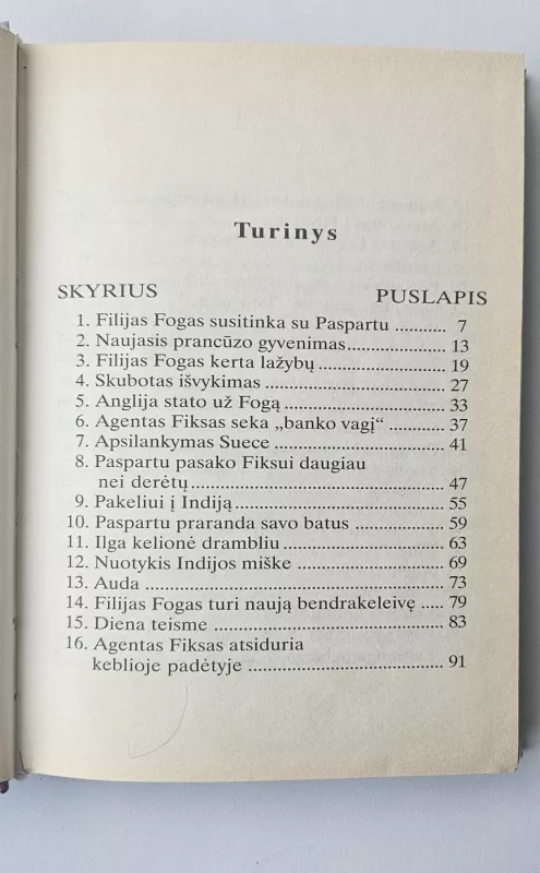 Aplink pasaulį per 80 dienų. Iliustruota Didžioji Klasika. Nr. 4 - Žiulis Vernas, knyga 3