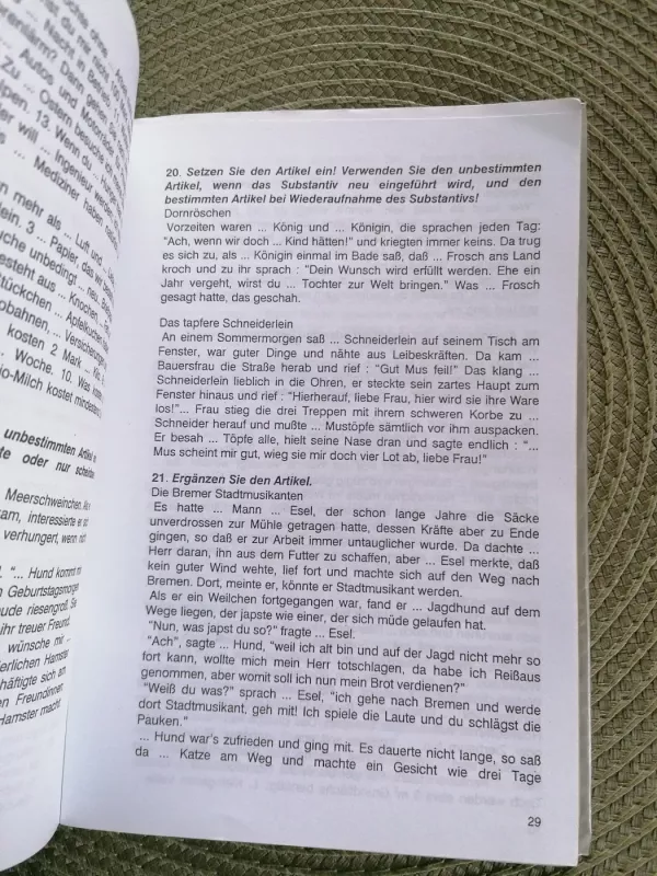 Vokiečių kalbos gramatikos pratimų rinkinys - Jadzė Šapalienė, knyga 6