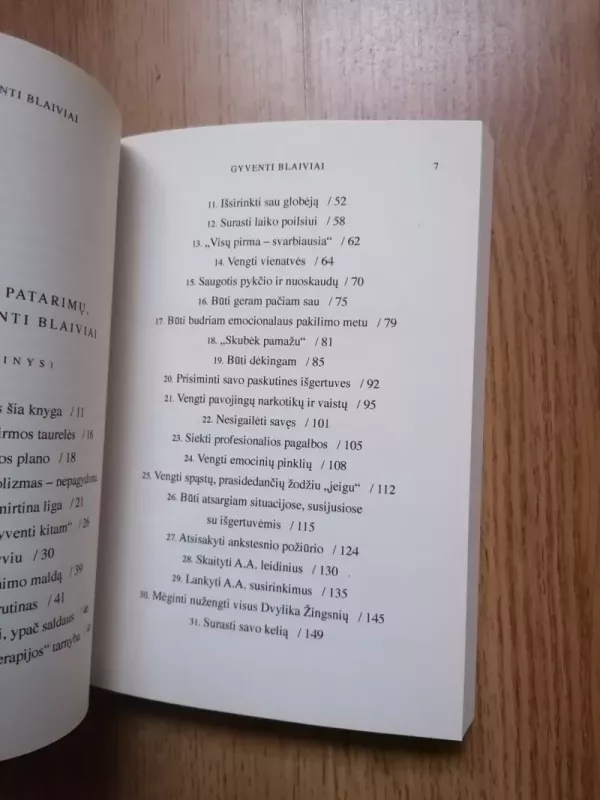 Gyventi blaiviai: kai kurie blaivios gyvensenos metodai, naudojami A.A. narių - Autorių Kolektyvas, knyga 5
