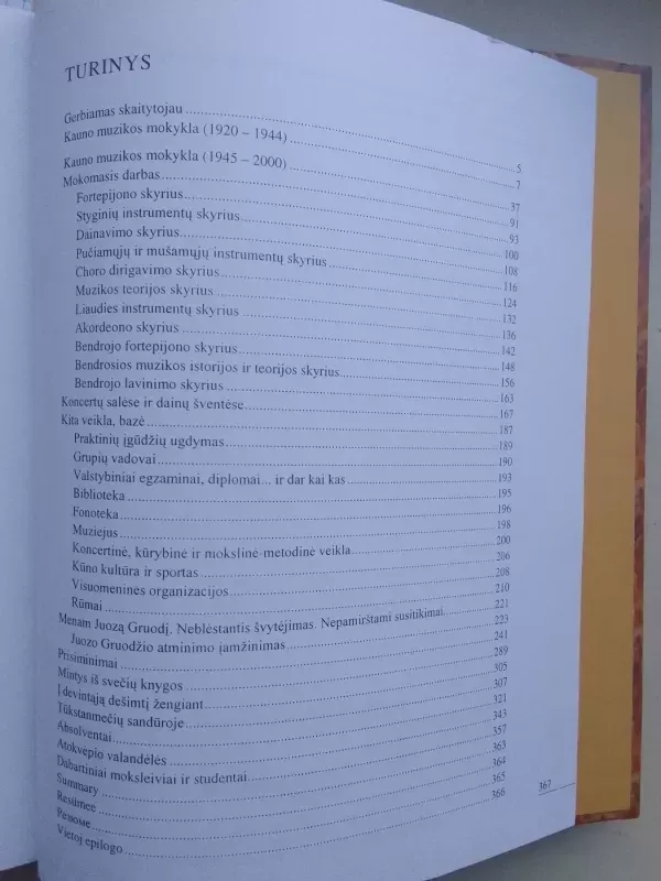 Kauno Juozo Gruodžio konservatorija 1920–2000 - Vytautas Blūšius, knyga 4