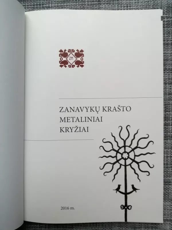 Zanavykų krašto metaliniai kryžiai - Jolanta Zabulytė, knyga 3