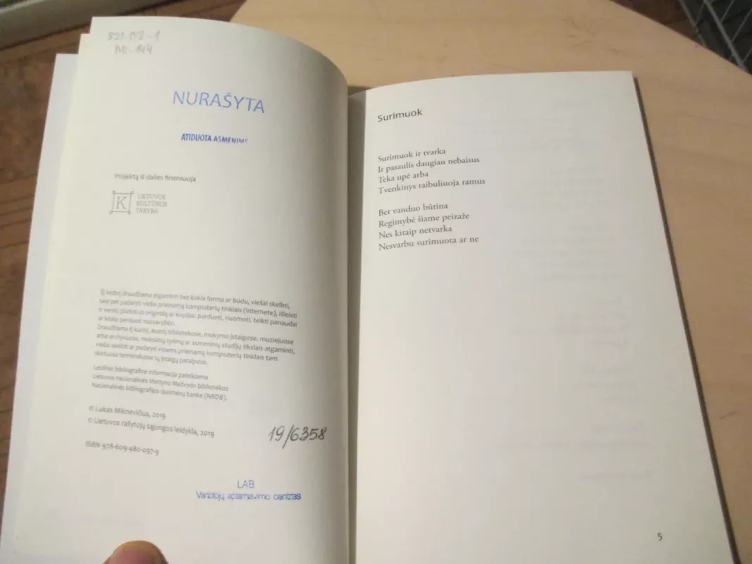 Už vėjo tuščia - Lukas Miknevičius, knyga 6