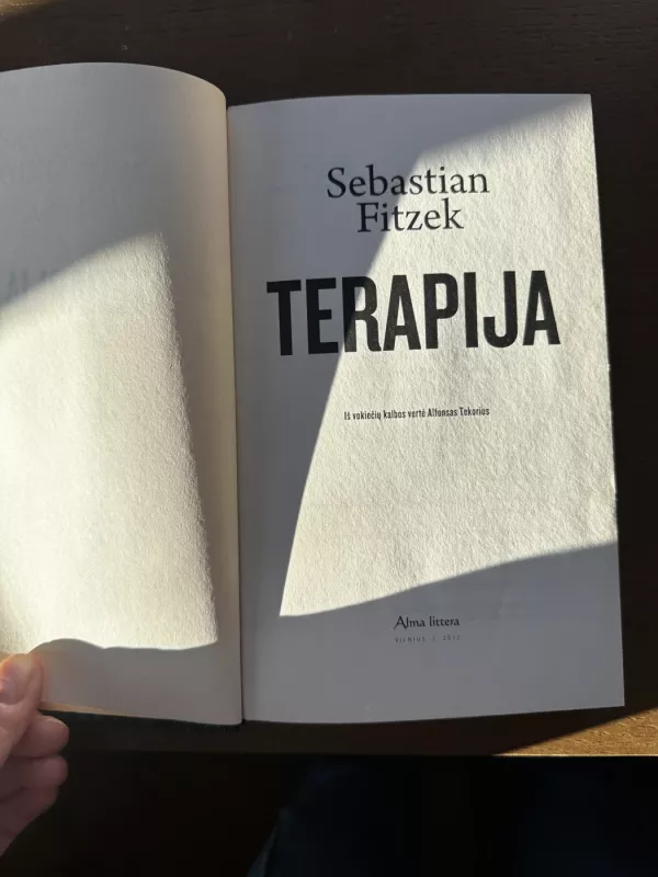 Terapija - Sebastian Fitzek, knyga 4