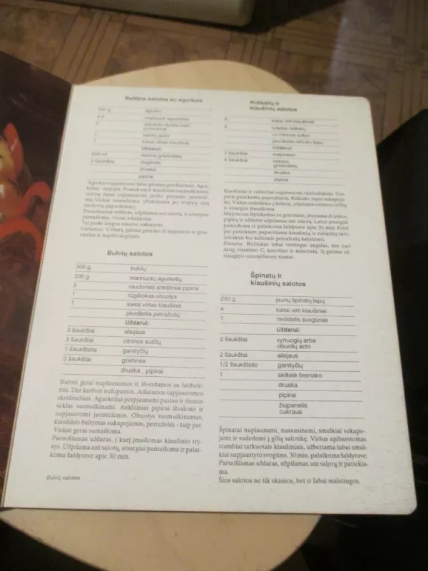 Salotos su kiaušiniais ir sūriu - Autorių Kolektyvas, knyga 6