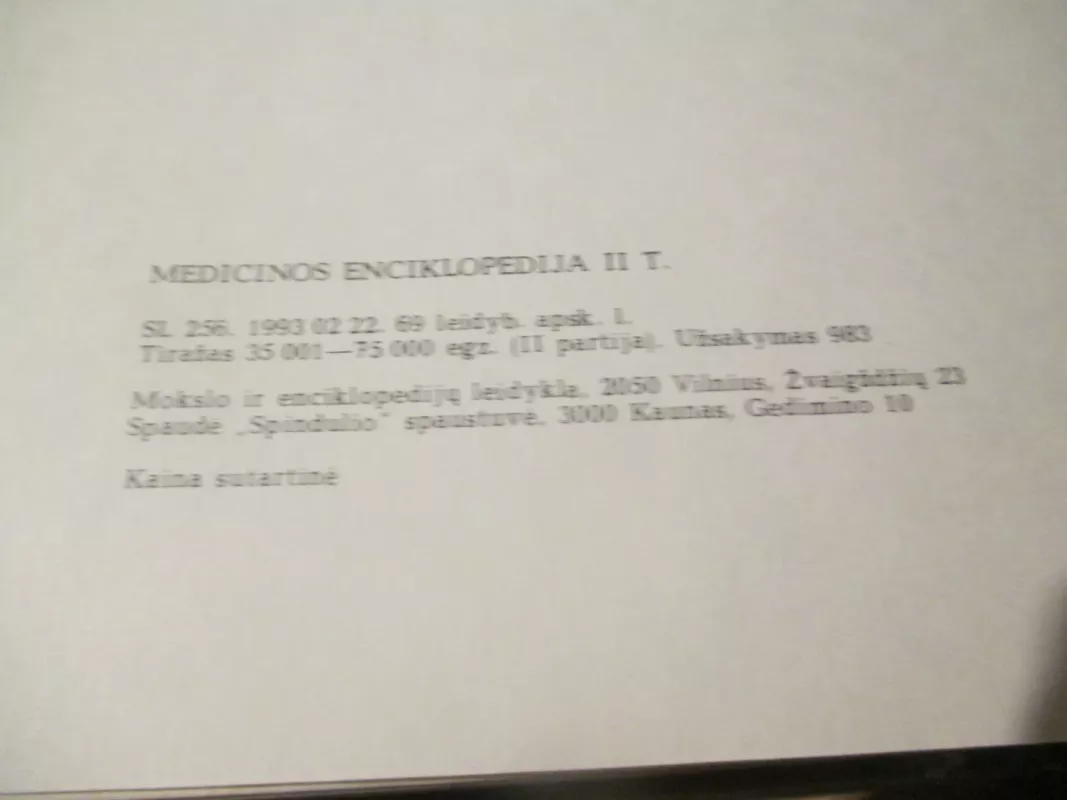 Medicinos enciklopedija (2 tomai) - Autorių Kolektyvas, knyga 4