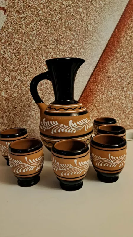 Keramikinis rinkinys vynui - , namai ir interjeras 5