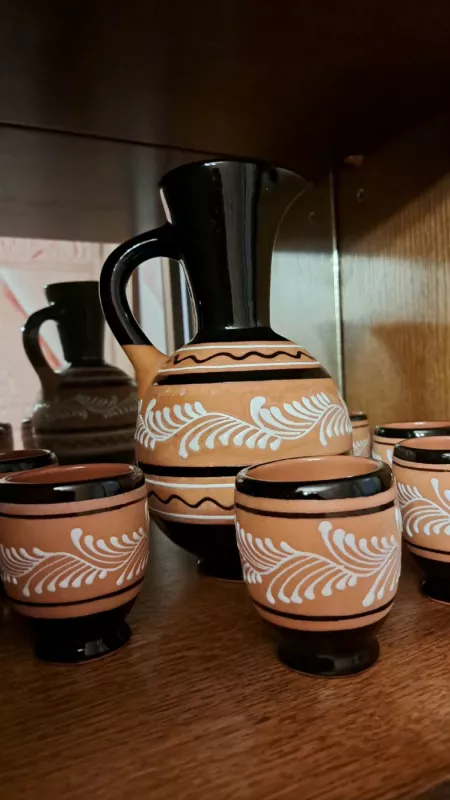 Keramikinis rinkinys vynui - , namai ir interjeras 4