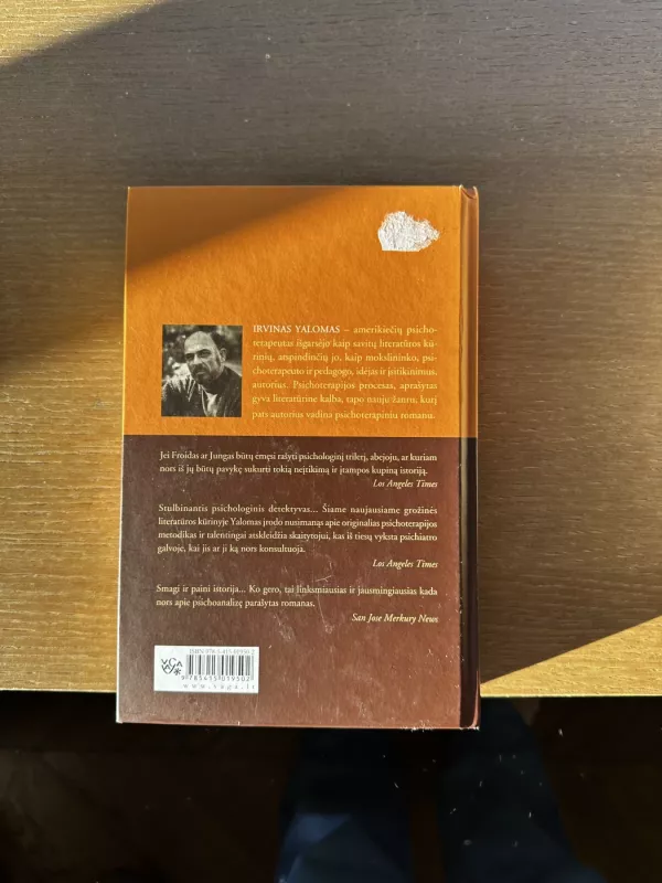 Melagis ant kušetės - Irvin D. Yalom, knyga 5