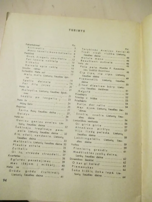 Muzika III klasei - V,Krakauskaitė A.Jozėnas, knyga 5