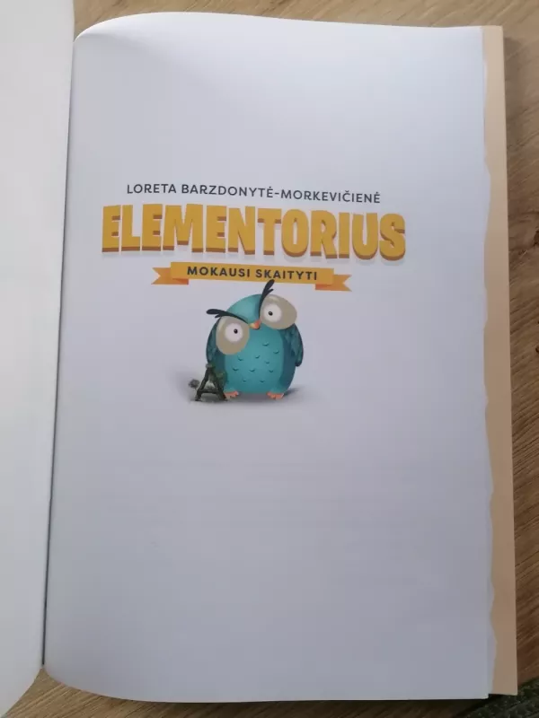 Elementorius. Mokausi skaityti. - Loreta Barzdonytė-Morkevičienė, knyga 3