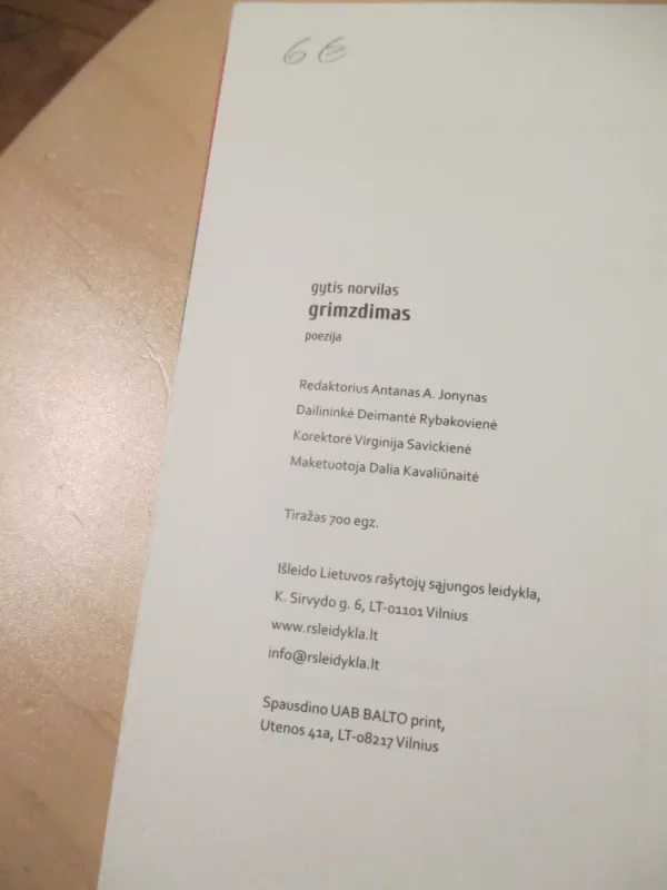 Grimzdimas - Gytis Norvilas, knyga 4
