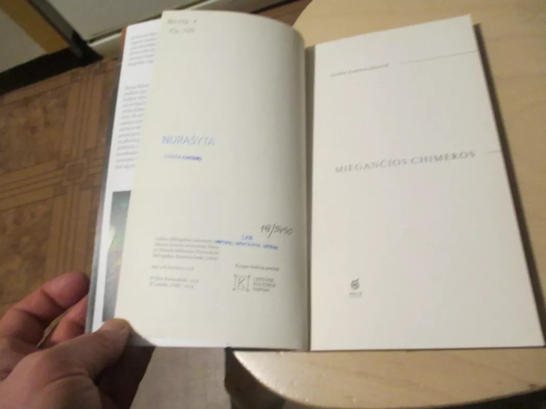 Miegančios chimeros - Elena Karnauskaitė, knyga 6