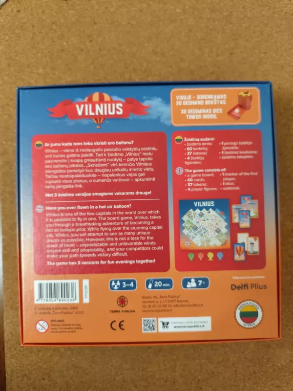Vilnius - , stalo žaidimas 3