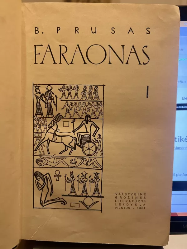 Faraonas 1 ir 2 tomai - Boleslovas Prūsas, knyga 3