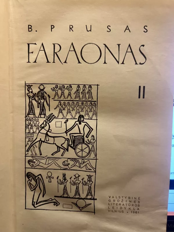 Faraonas 1 ir 2 tomai - Boleslovas Prūsas, knyga 5
