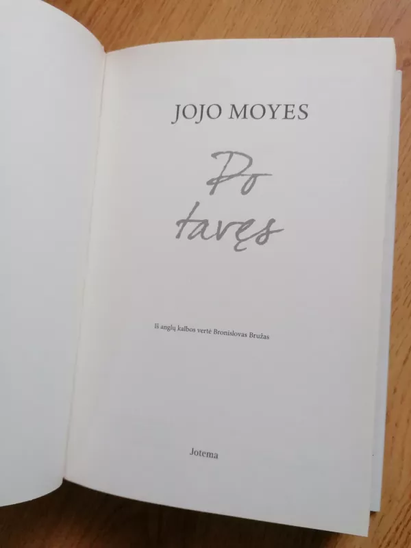 Po tavęs - Moyes Jojo, knyga 5