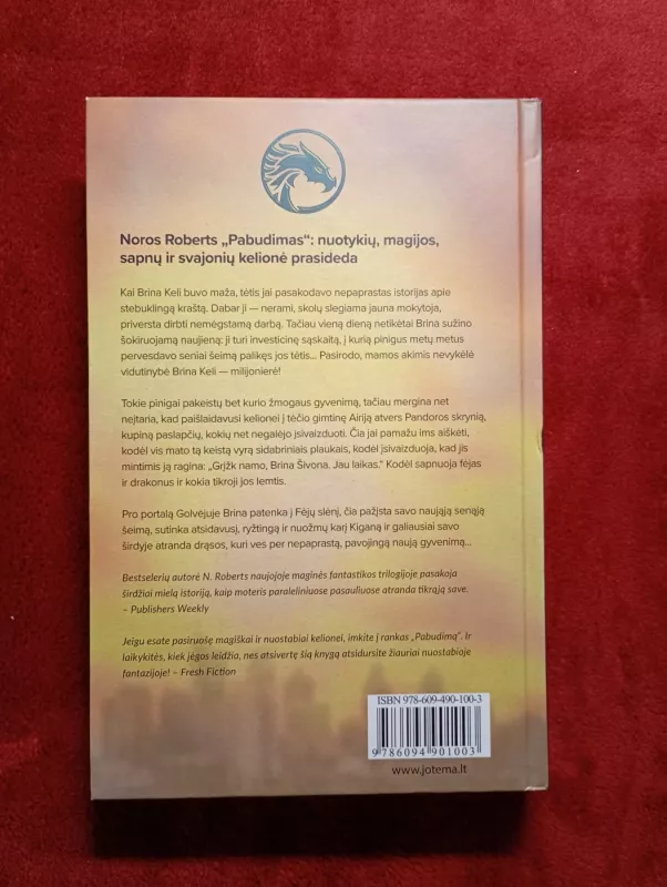 Pabudimas (Drakono širdies palikimas, 1 kn.) - Nora Roberts, knyga 3