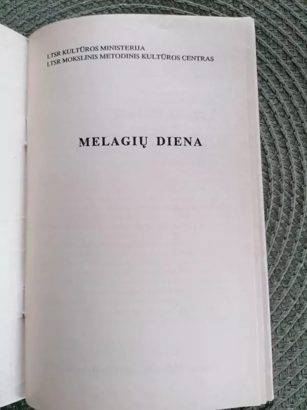 Melagio diena - Nijolė Marcinkevičienė, knyga 3