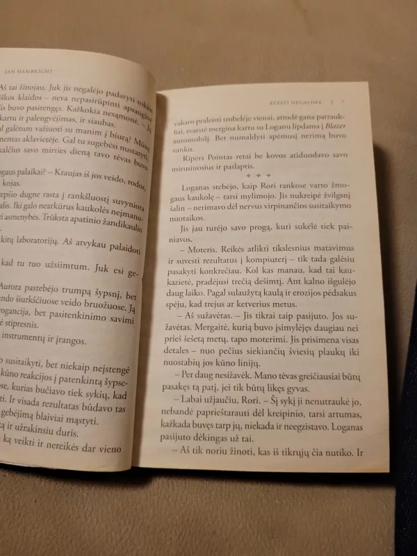 Klysti negalima - Jan Hambright, knyga 3