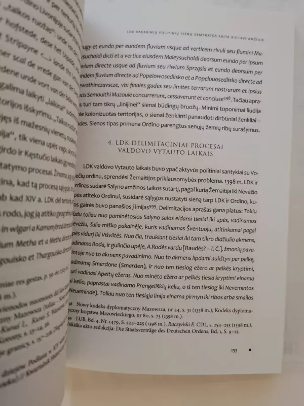 Lietuvos Didžiosios Kunigaikštystės teritorija: sienų samprata ir delimitaciniai procesai XIV-XVI amžiuje - Tomas Čelskis, knyga 4