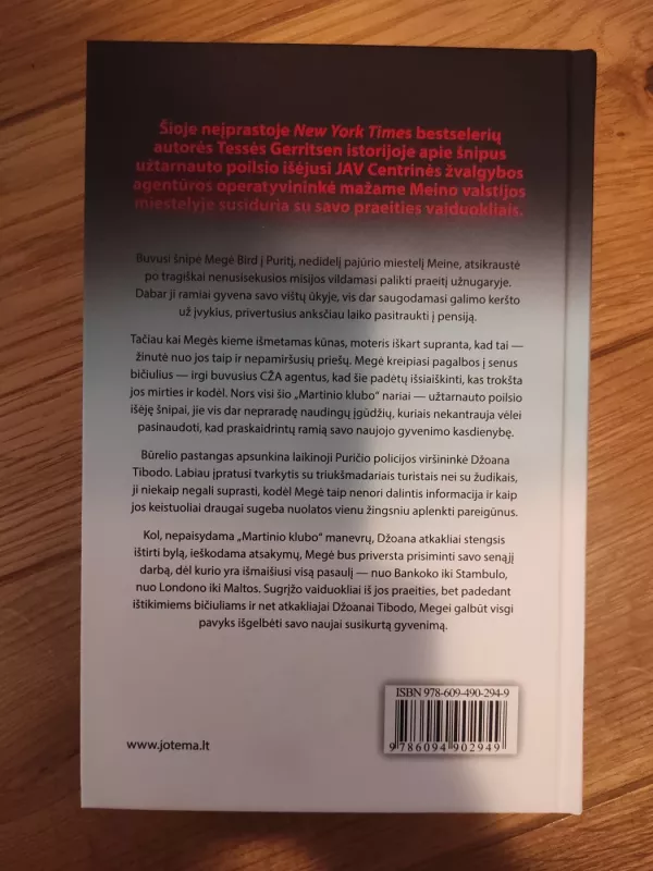 Šnipų pakrantė - Tess Gerritsen, knyga 3