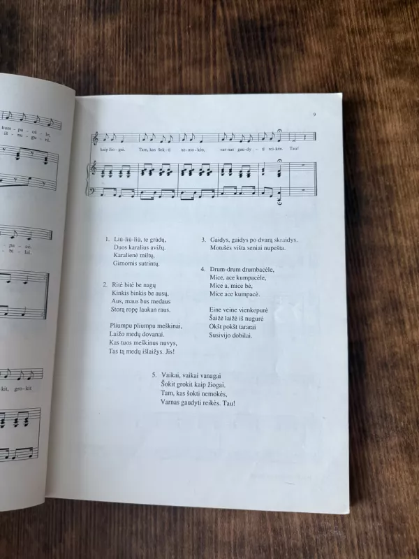 Vaikų dainos chorams ir ansambliams - A.Šumskis, knyga 4