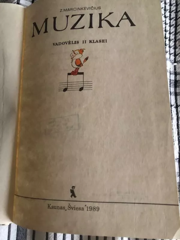 Muzika 2 klasei (1989) - Marcinkevičius Z., knyga 3