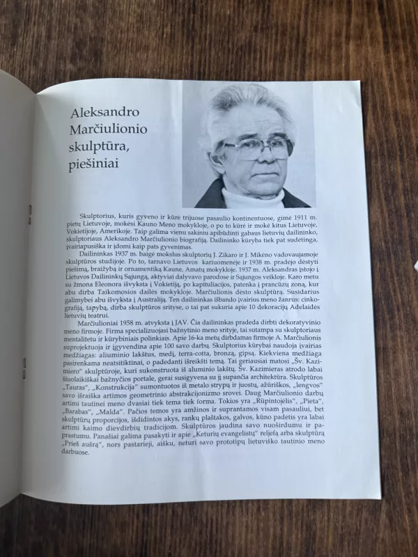 Marčiulionių menos parodos albumas - Aleksandras Marčiulionis, Eleonora Marčiulionienė, knyga 6