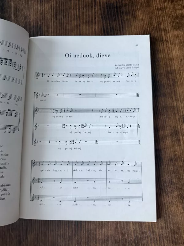 Vaikų dainos chorams ir ansambliams - A.Šumskis, knyga 6