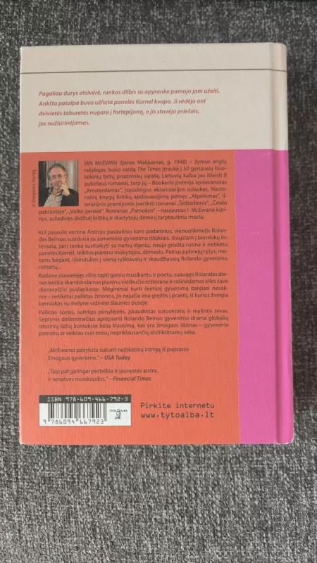 Pamokos - Ian McEwan, knyga 3