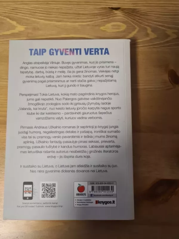 Taip gyventi verta - Andrius Užkalnis, knyga 3