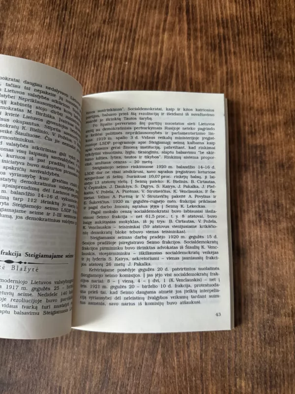 Socialinė demokratija Lietuvoje - Vilniaus universitetas, knyga 6