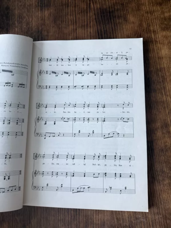 Vaikų dainos chorams ir ansambliams - A.Šumskis, knyga 5