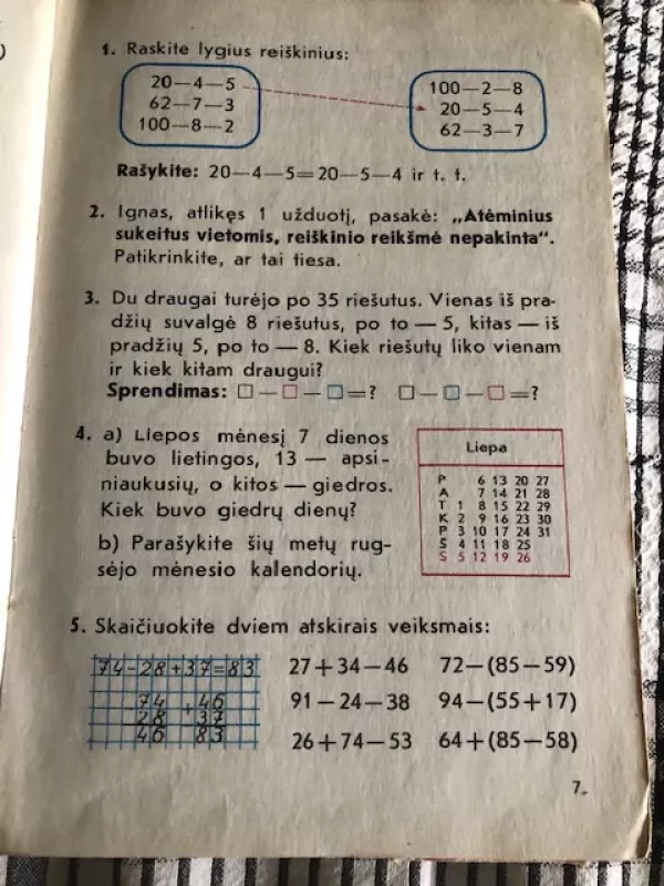 Matematika 3 klasei (1992) - Balčytis B., knyga 4