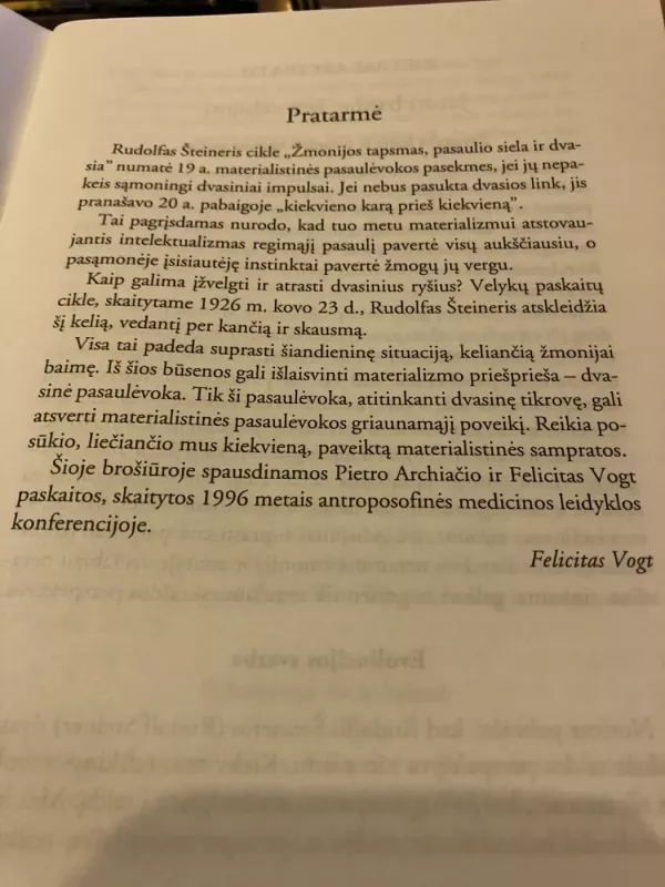 Gyvenimo baimė - gyvenimo šansai - P. Archiatis, F. Vogt, knyga 5