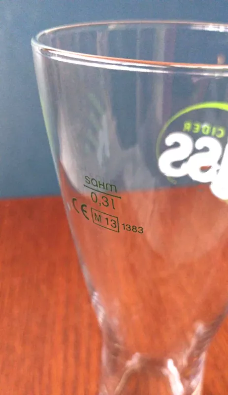 Taurės sidrui, 300ml, 3vnt. Kiss. - , namai ir interjeras 5