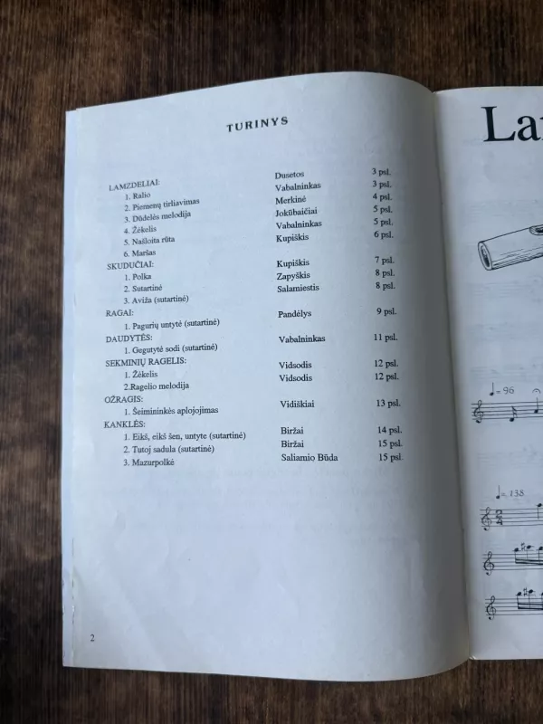 Lietuvių liaudies instrumentinė muzika - A. Klova, knyga 4
