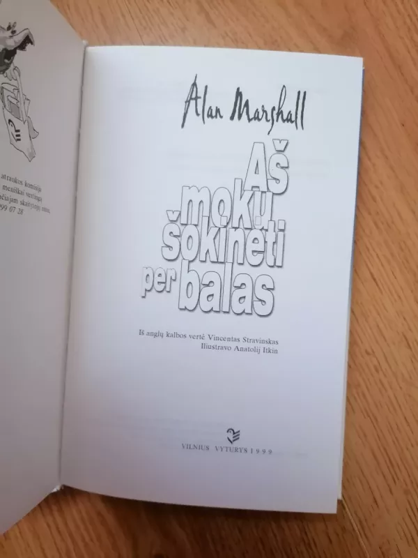 Aš moku šokinėti per balas - Marshall Alan, knyga 5