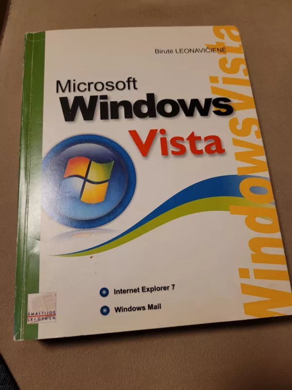 Microsoft Windows Vista - Birutė Leonavičienė, knyga 2